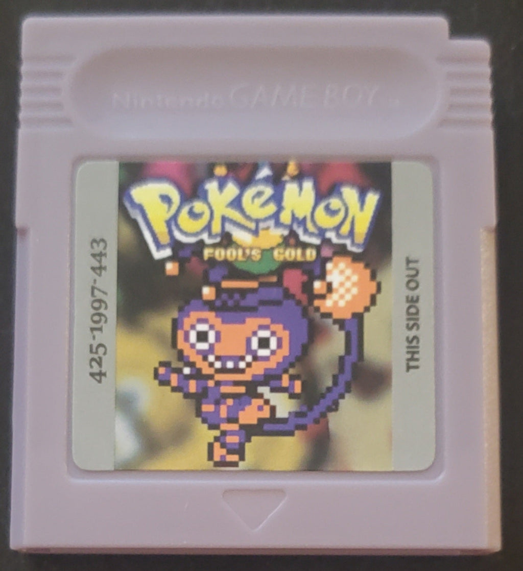 GBC Pokemon ROM Hack Video Game Cartridge Game Boy Color