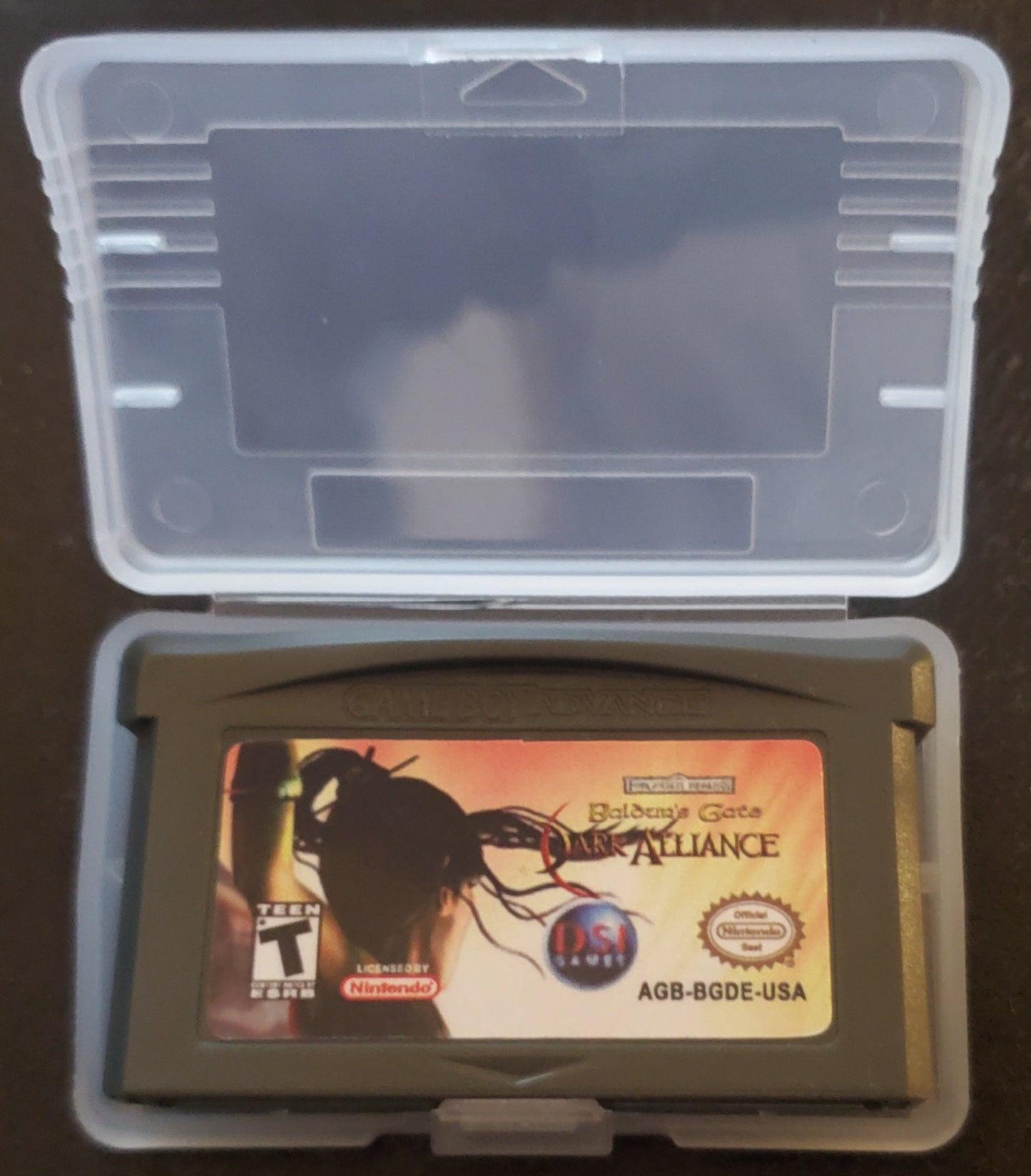 Baldur's Gate Dark Alliance GBA Video Game Boy Advance 2004 Nintendo