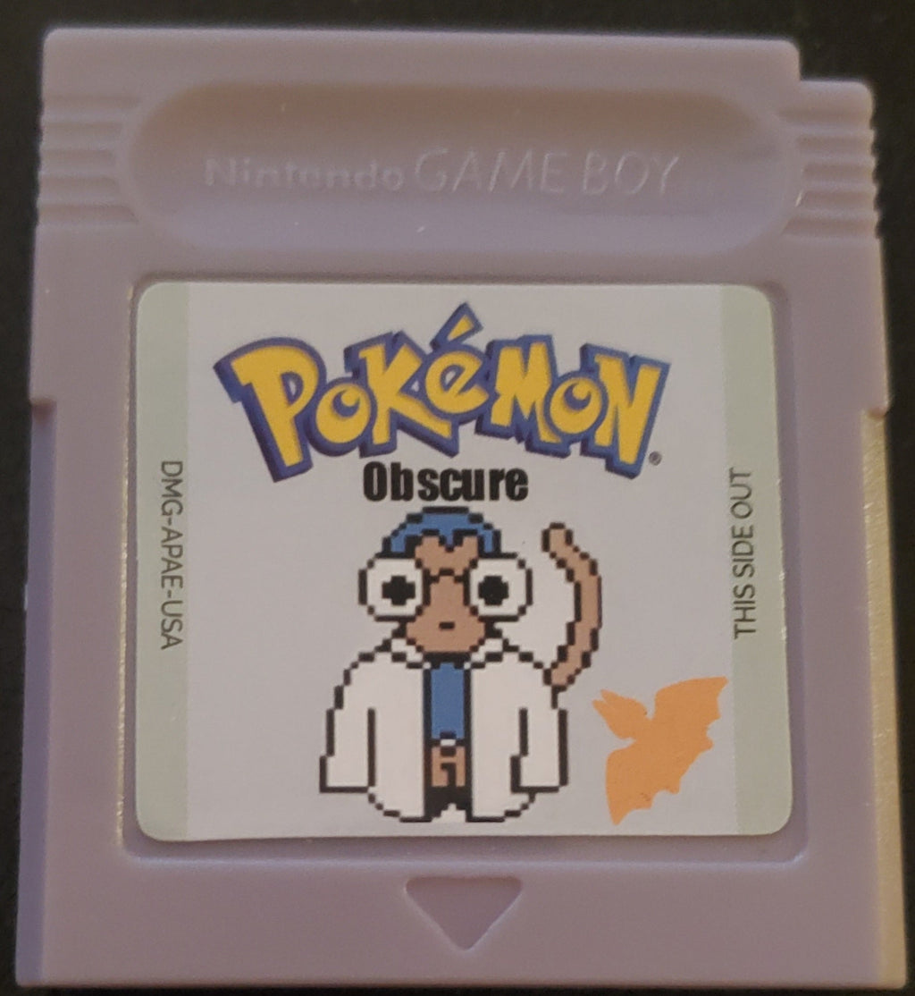 GBC Pokemon ROM Hack Video Game Cartridge Game Boy Color