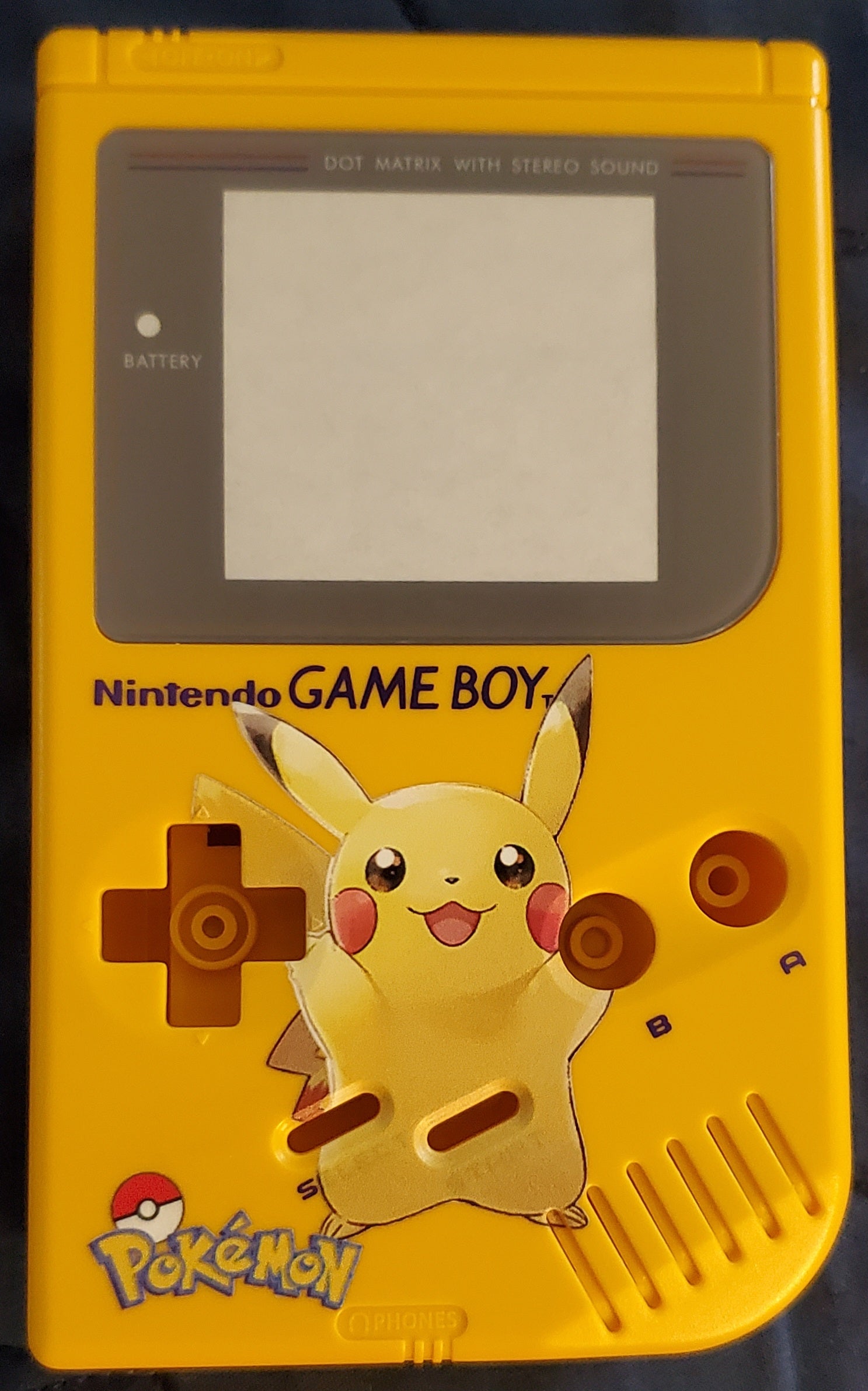 Nintendo Game Boy Original DMG-01 Replacement Housing Shell Pokemon