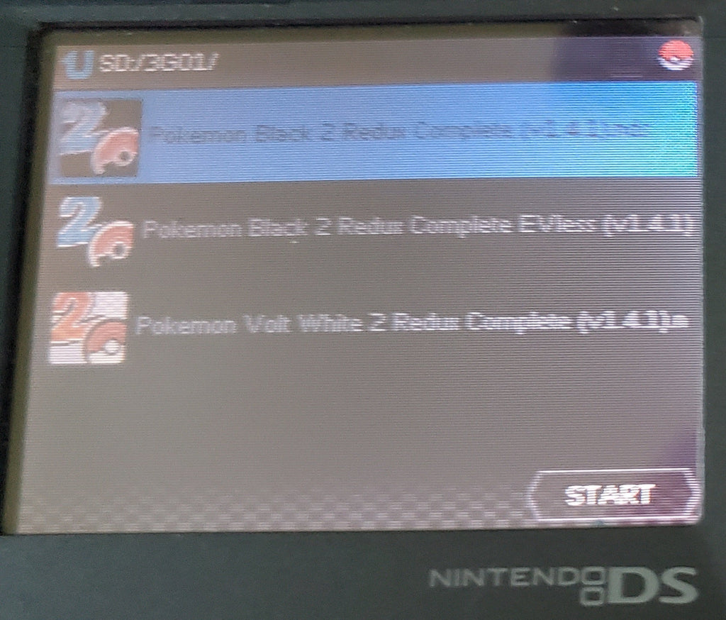 Pokemon Redux Blaze Black & Volt White 2 NDS Game Nintendo DS ROM Hack