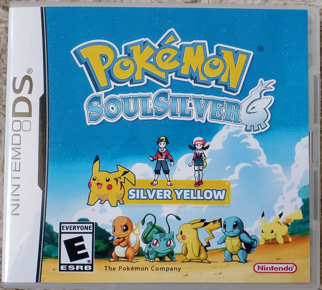 Pokemon SoulSilver Silver Yellow NDS Nintendo DS ROM Hack Video Game