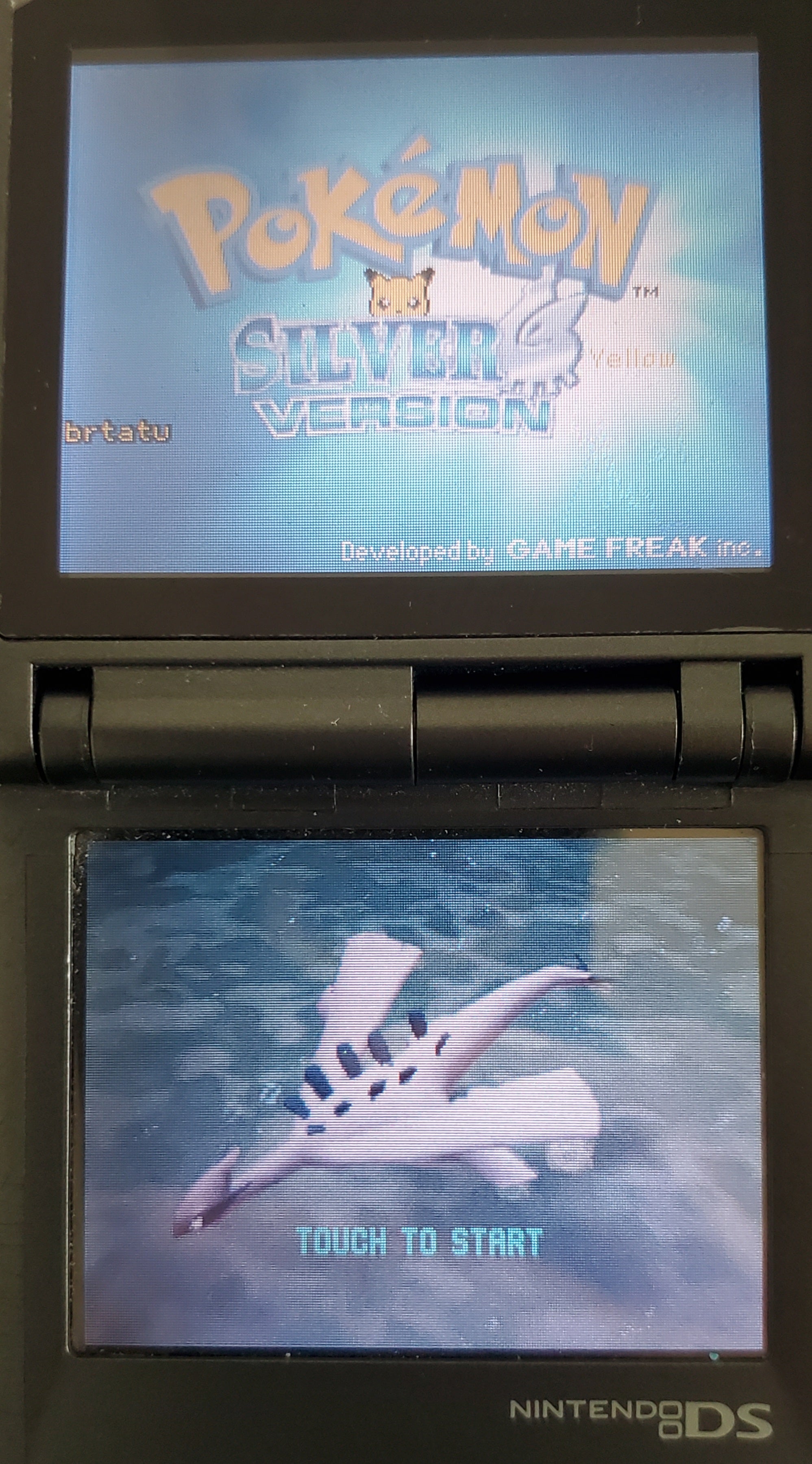 Pokemon SoulSilver Silver Yellow NDS Nintendo DS ROM Hack Video Game
