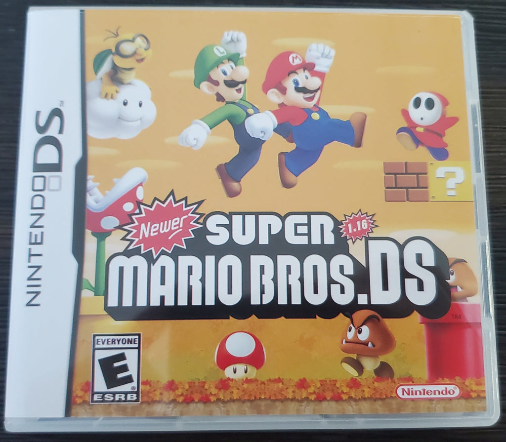 Newer Super Mario Bros DS V1.16 NDS Nintendo DS ROM Hack Video Game