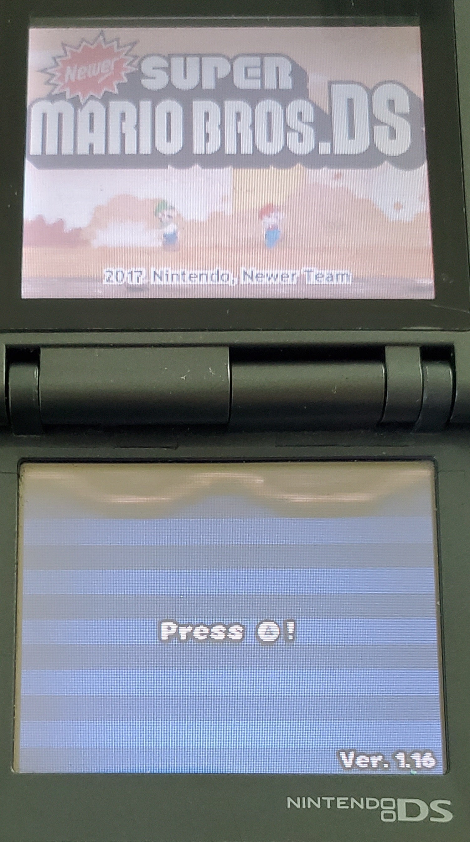 Newer Super Mario Bros DS V1.16 NDS Nintendo DS ROM Hack Video Game