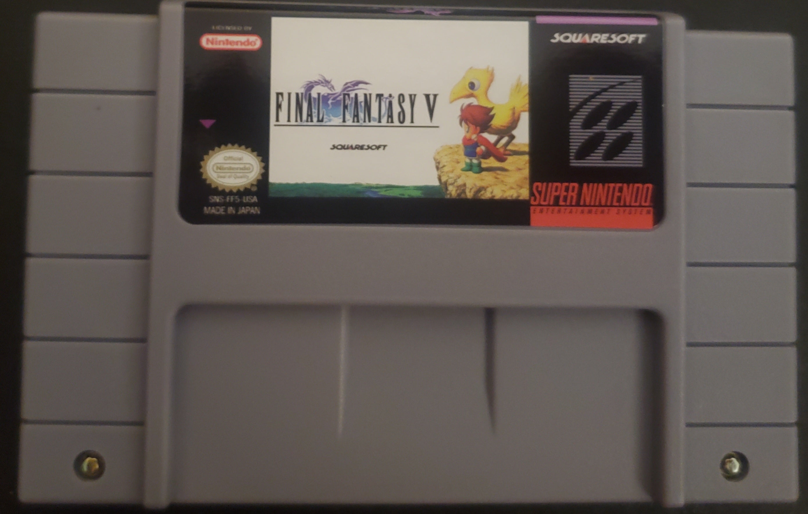 Final Fantasy 5 SNES Video Game Cartridge Super Nintendo 1992