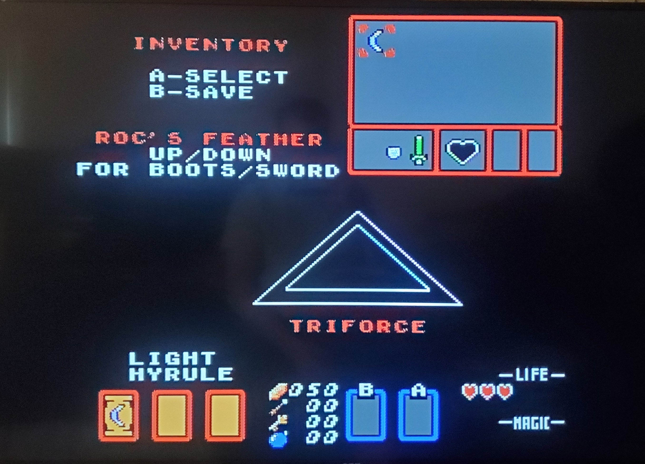 Zelda The Legend of Link NES Video Game Nintendo Entertainment System
