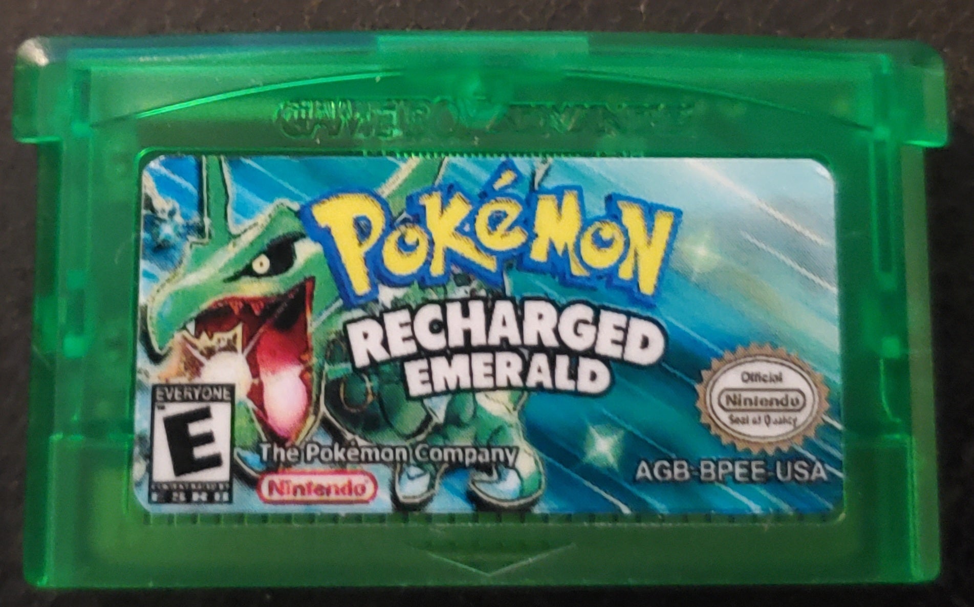 Pokemon Recharged Emerald GBA Pokemon ROM Hack Video Game Boy Advance