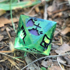 DM Trap Randomizer Individual Handmade Resin TTRPG Polyhedral Gaming Dice D8