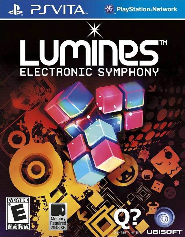 Lumines Electronic Symphony (PlayStation Vita) - Game Manual Only