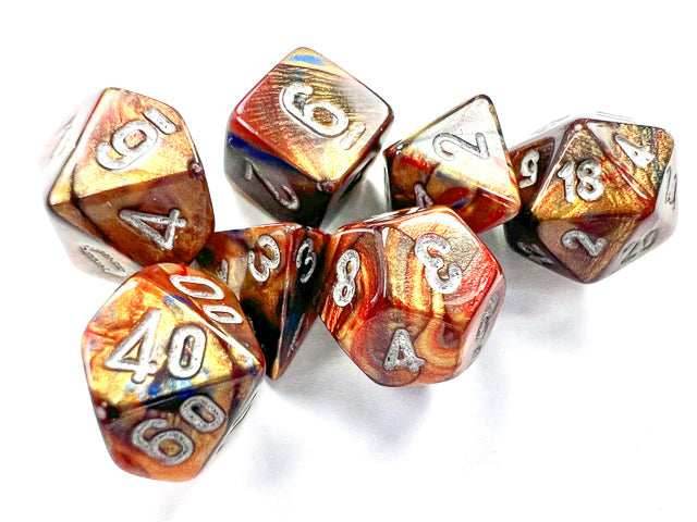 Lustrous® Mini-Polyhedral Gold/silver 7-Die set (Mini Poly Release 2) - 