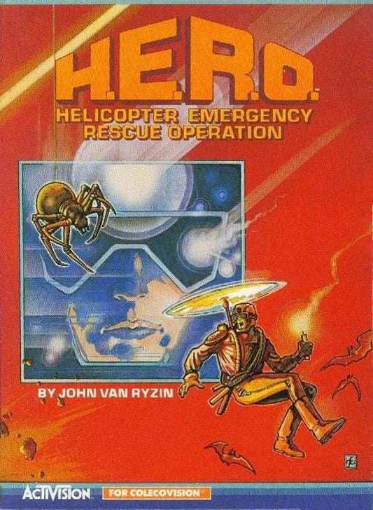 H.E.R.O.: Helicopter Emergency Rescue Operation (Colecovision) - Game Manual Only