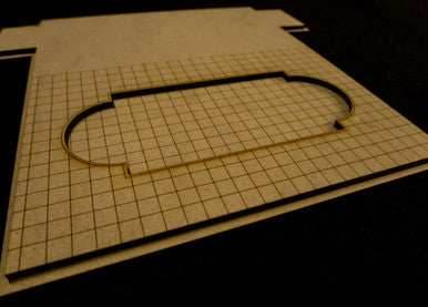 28mm Temple Base (MDF) - 28MMDF160-3 - 