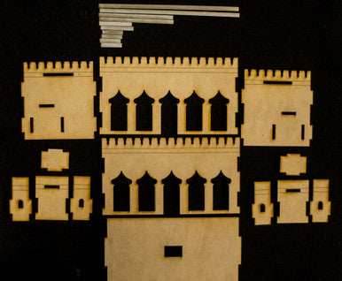 15mm Temple (MDF) - 15MMDF160-1 - 