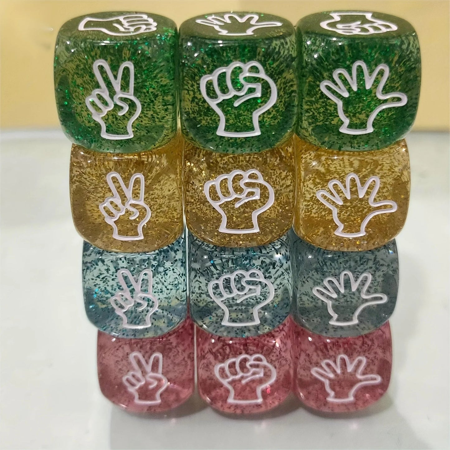 20mm /0.787in 4 Drinking Dices: Add Fun And Excitement To Your Next Party With This Drinking Game Accessory