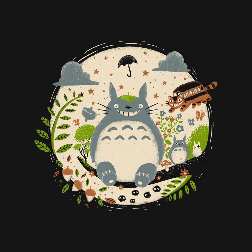 Magical Forest - None / Black / 12x16