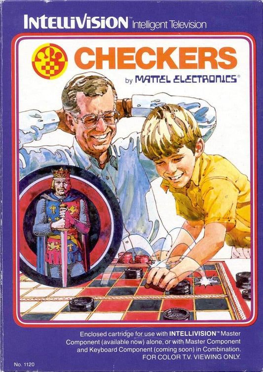 Checkers (Intellivision) - Game Manual Only