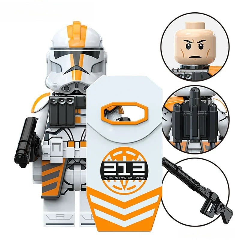 212th Attack battalion Clone trooper Star Wars Lego Minifigures Custom Toys 1