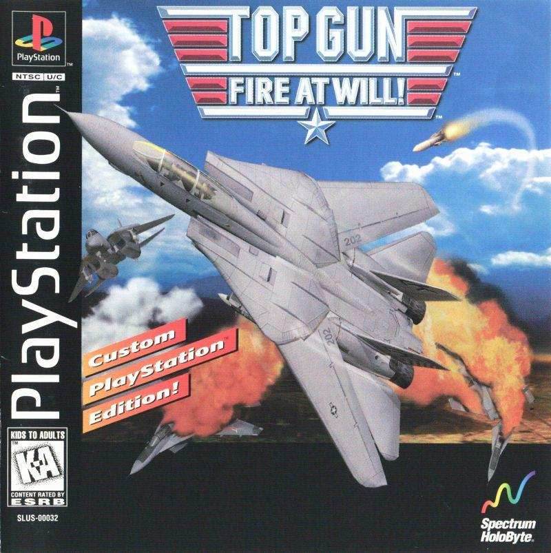 Top Gun Fire At Will (Playstation) - Game Manual Only