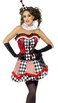 Fever Deluxe Clown Cutie Adult Costume Size Large