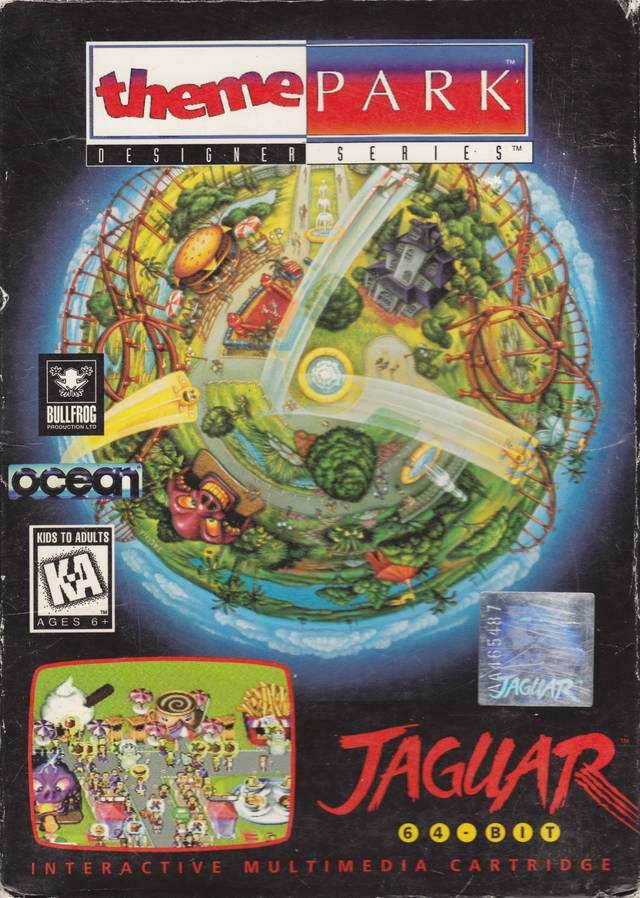 Theme Park (Atari Jaguar) - Game Manual Only