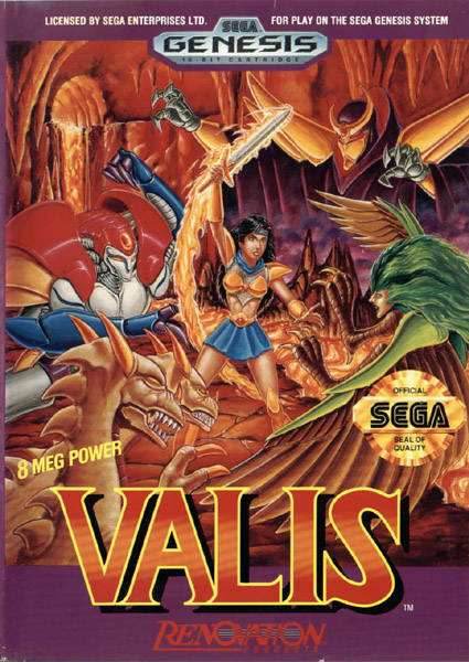 Valis (Sega Genesis) - Game Manual Only
