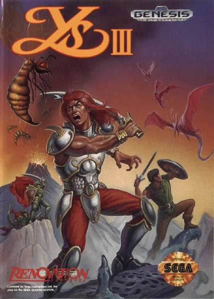 Ys III Wanderers from Ys (Sega Genesis) - Game Manual Only