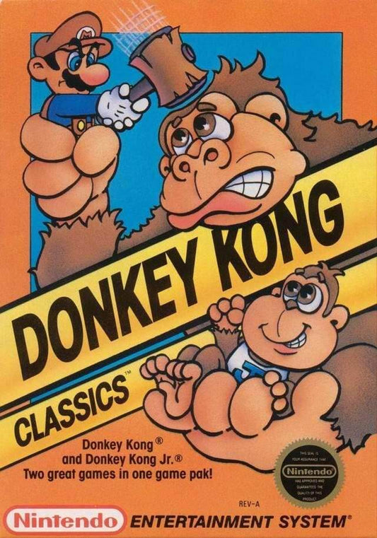 Donkey Kong Classics (Nintendo NES) - Game Manual Only