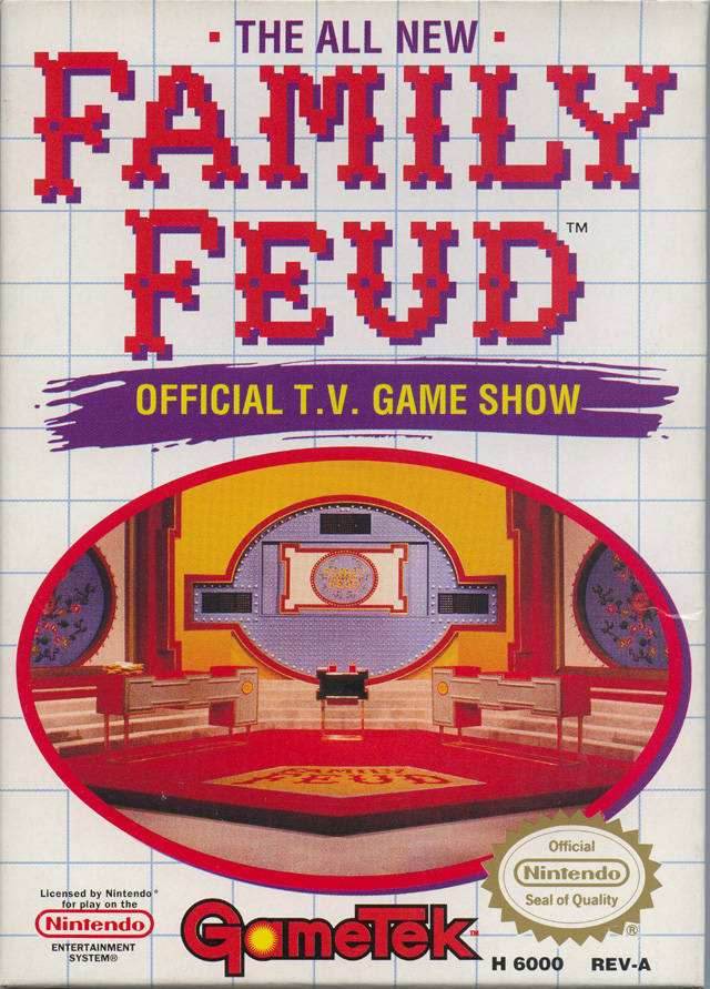Family Feud (Nintendo NES) - Game Manual Only