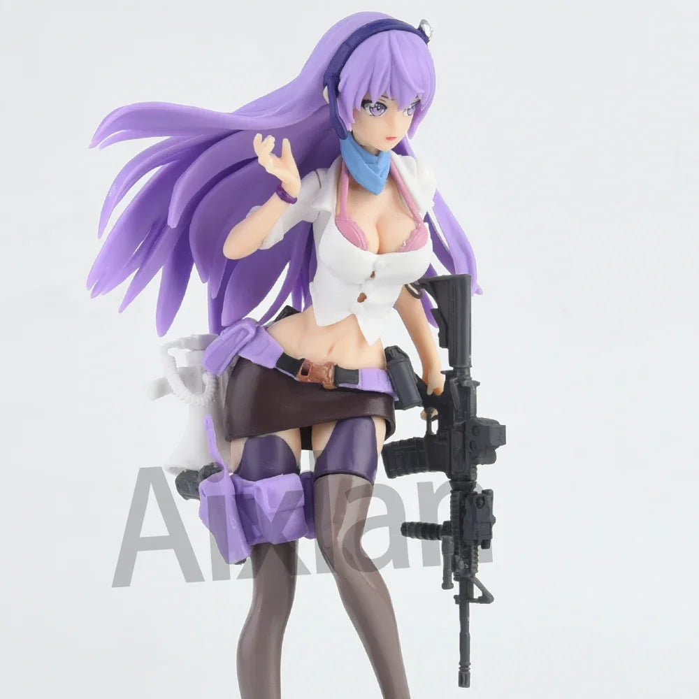 21cm Anime After-school Battlefield Figure All-Rounder ELF PVC Action Figure Sexy Gril Figurine Collectible Model Toys Kid Gift