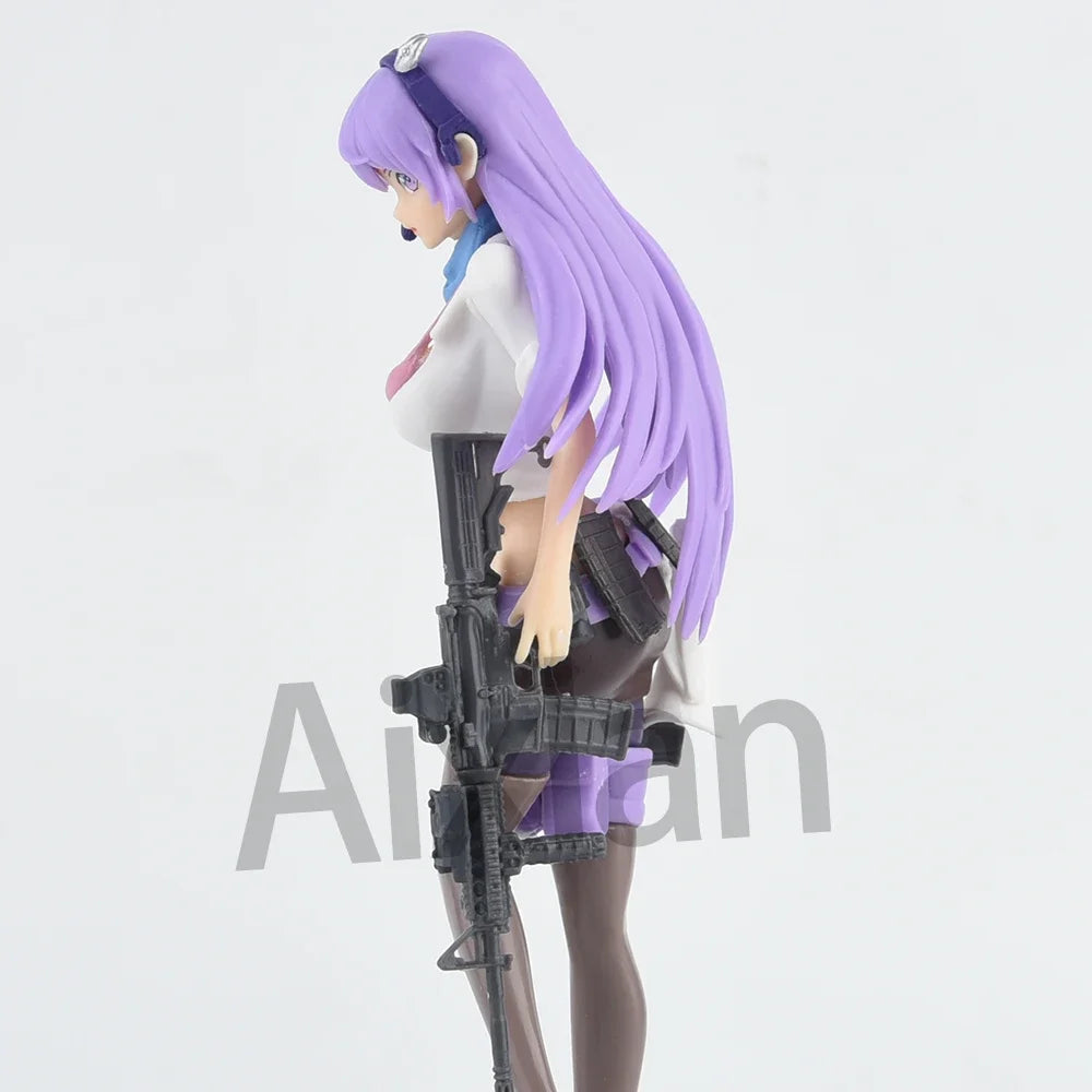 21cm Anime After-school Battlefield Figure All-Rounder ELF PVC Action Figure Sexy Gril Figurine Collectible Model Toys Kid Gift