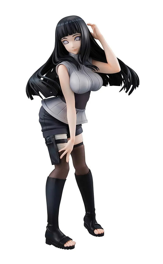 21CM Figure Hyuuga Hinata Sexy Standing PVC Action Figure Hinata Lovely Girl Kakashi Obito Sasuke Model Toy Gift