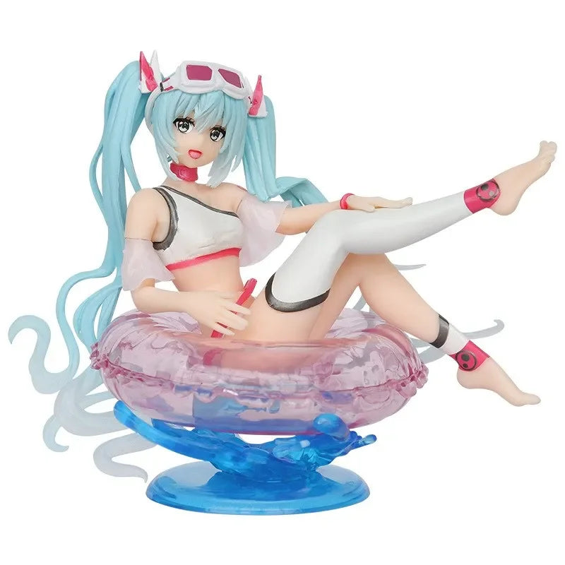 21cm Hatsune Miku Anime Figure Kawaii Thumbelina Vocaloid Wonderland PVC Action Figure Collection Model Doll Ornaments Toys Gift