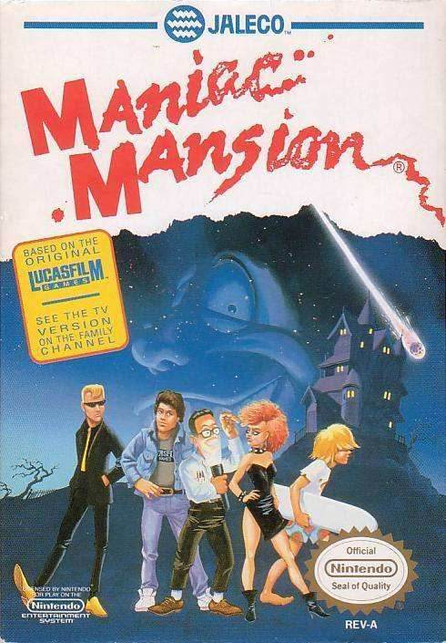 Maniac Mansion (Nintendo NES) - Game Manual Only
