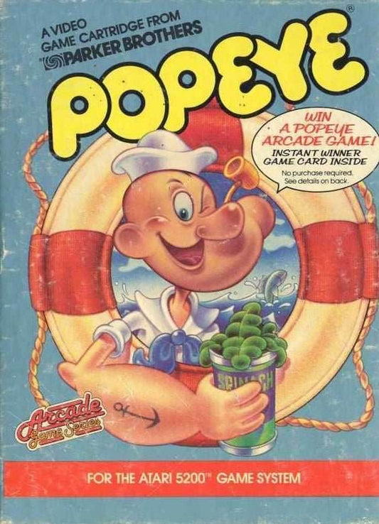 Popeye (Atari 5200) - Game Manual Only