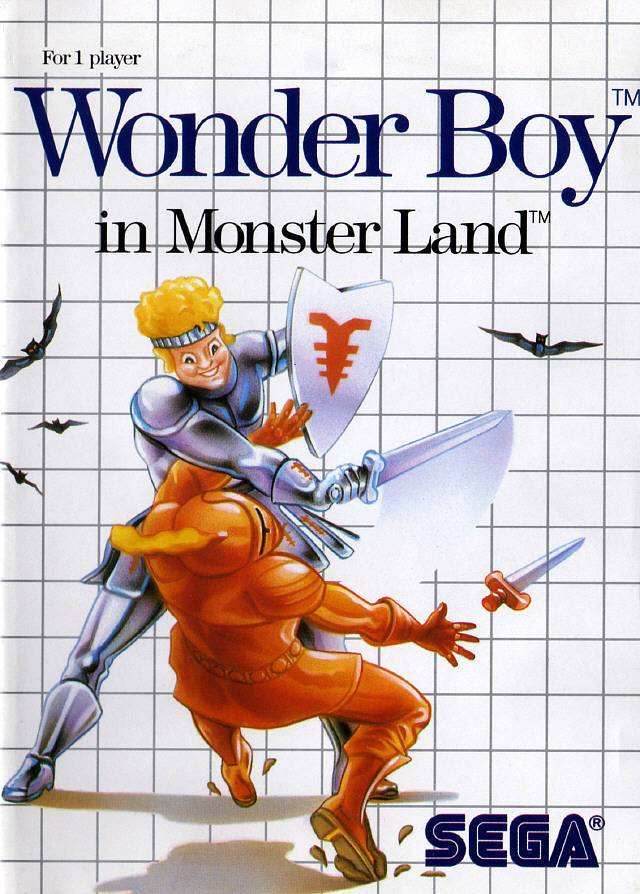 Super Wonder Boy Super Monster Land (Sega Master System) - Game Manual Only