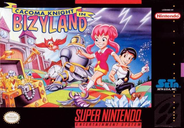 Cacoma Knight in Bizyland (Super Nintendo) - Game Manual Only