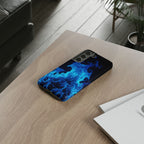 Blue Flames Tough  Phone Case