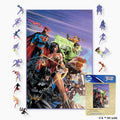 Justice League Hero Alliance Wooden Jigsaw Puzzle - A4 + Wooden Gift Box