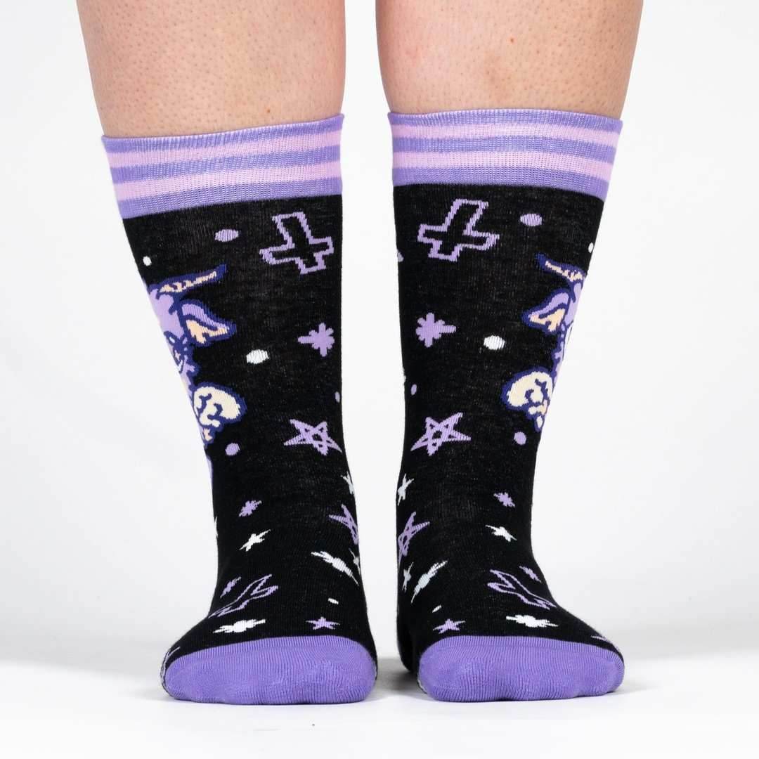 Baby Baphomet Crew Socks - 