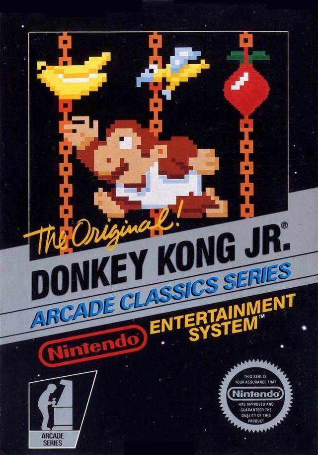 Donkey Kong Jr. (Nintendo NES) - Game Manual Only
