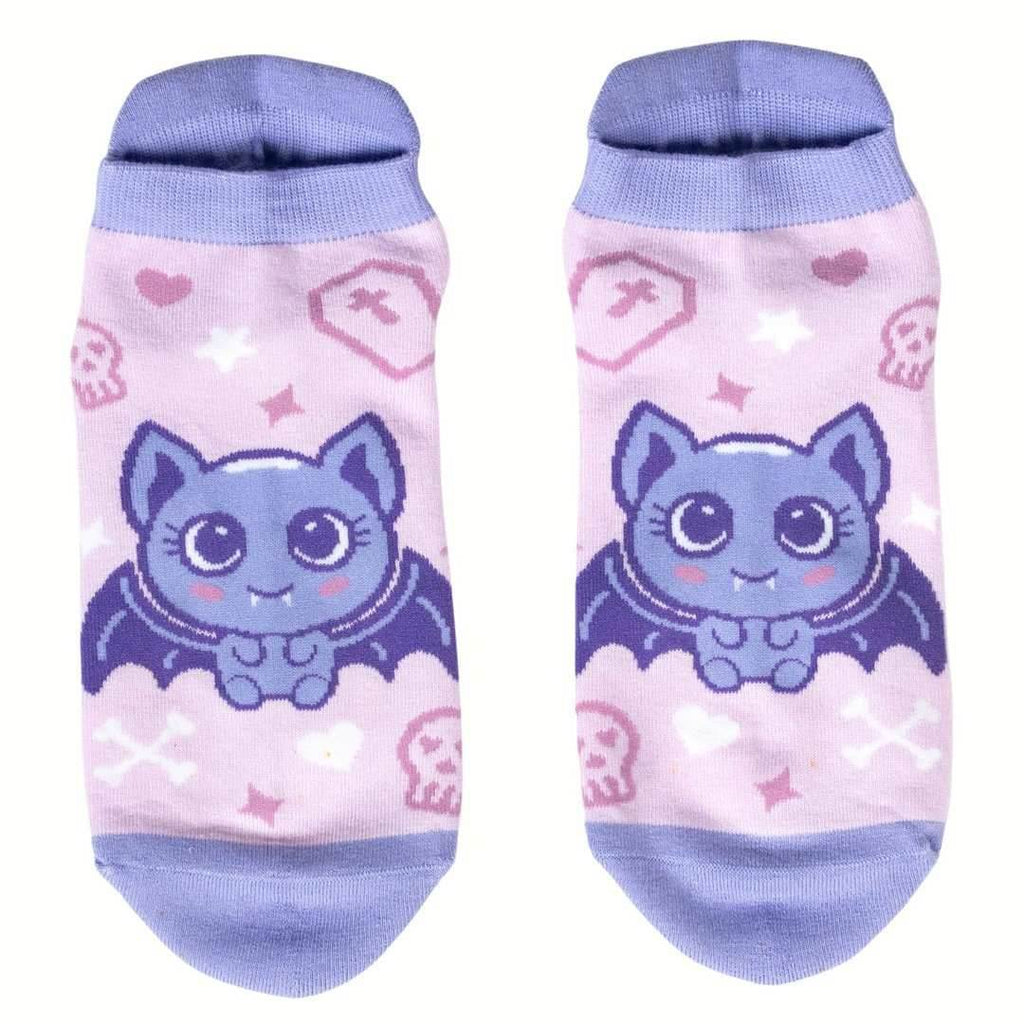 Widdle Bat Guy Ankle Socks - 