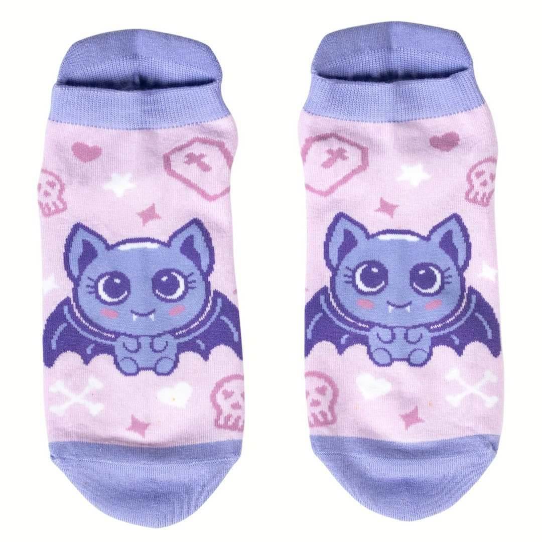 Widdle Bat Guy Ankle Socks - 