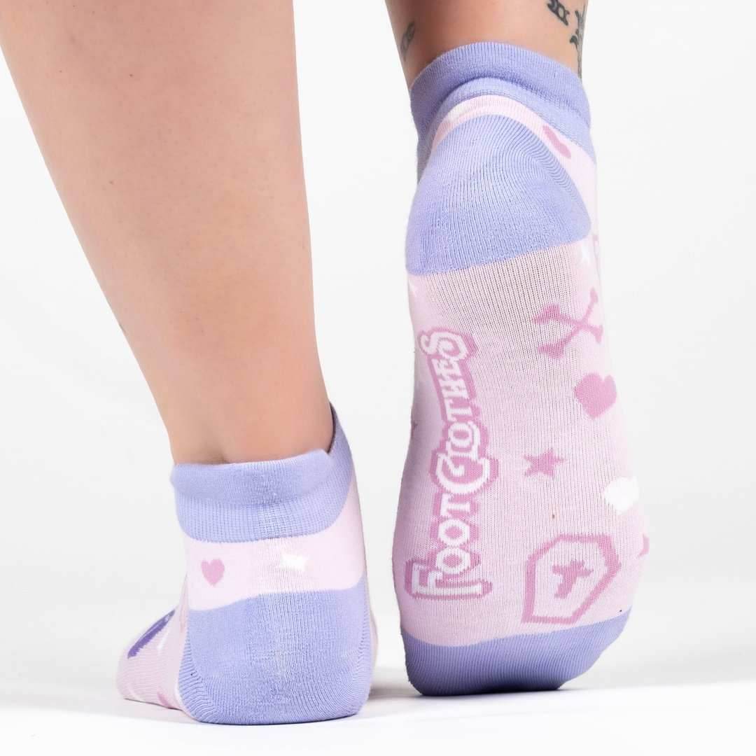 Widdle Bat Guy Ankle Socks - 