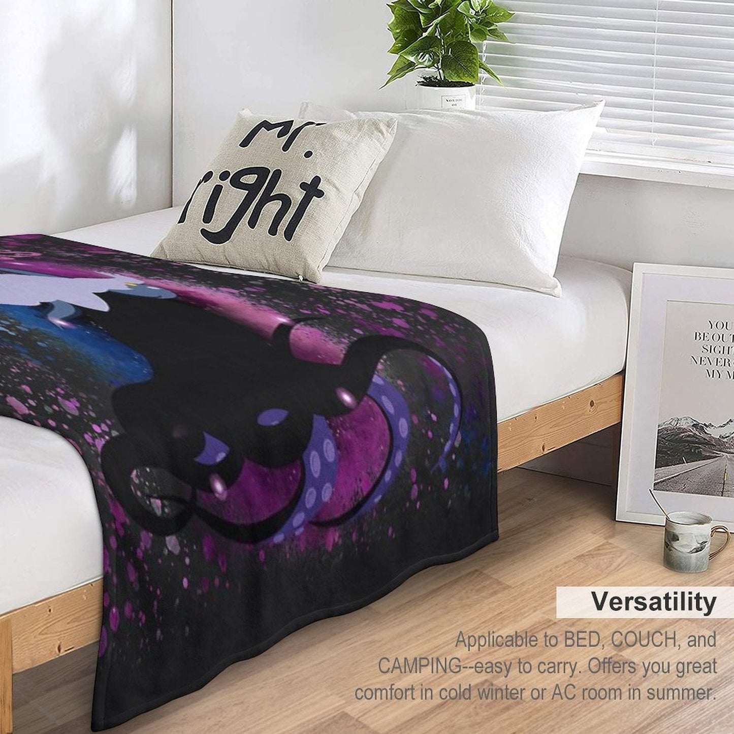 Ursula - Poor Unfortunate Souls Throw Blanket