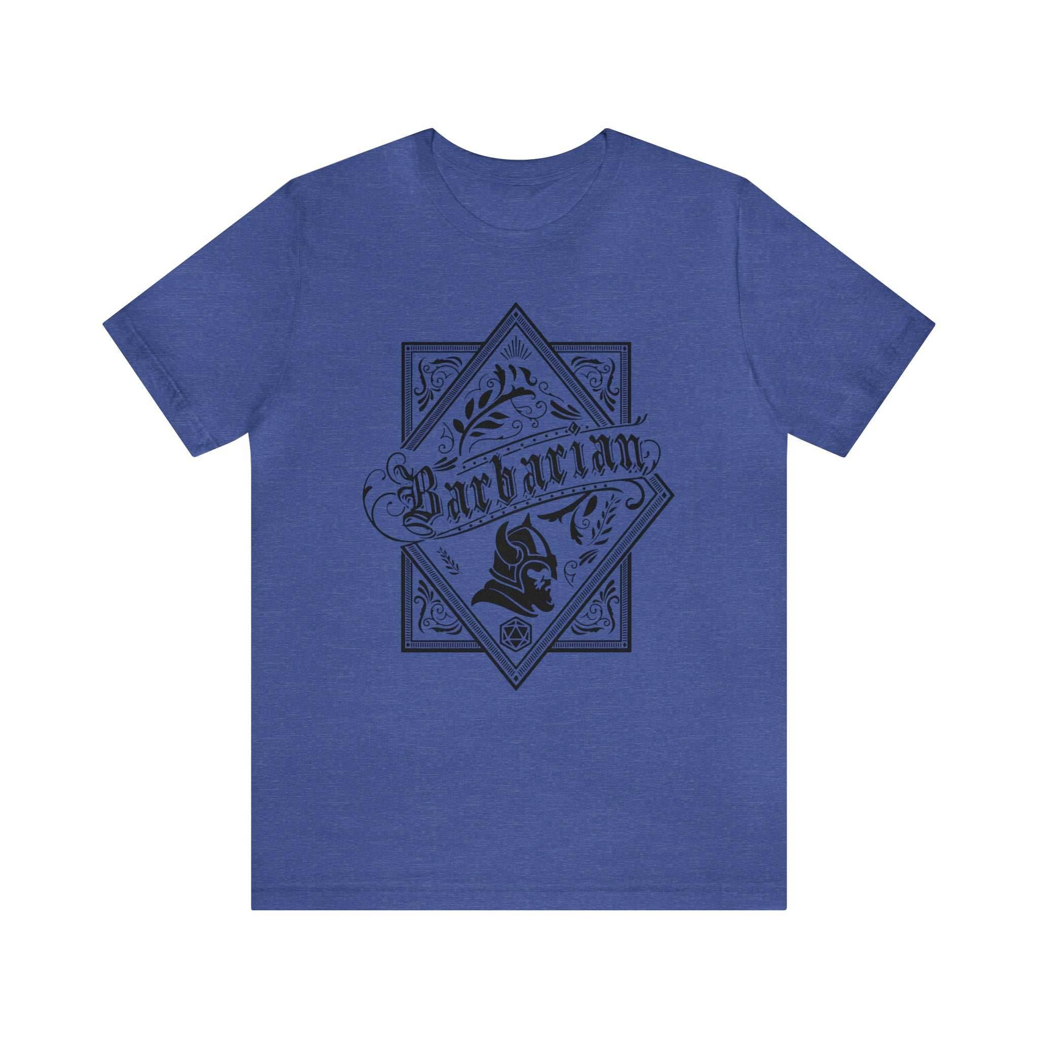 Barbarian Class Shirt - Heather True Royal / S