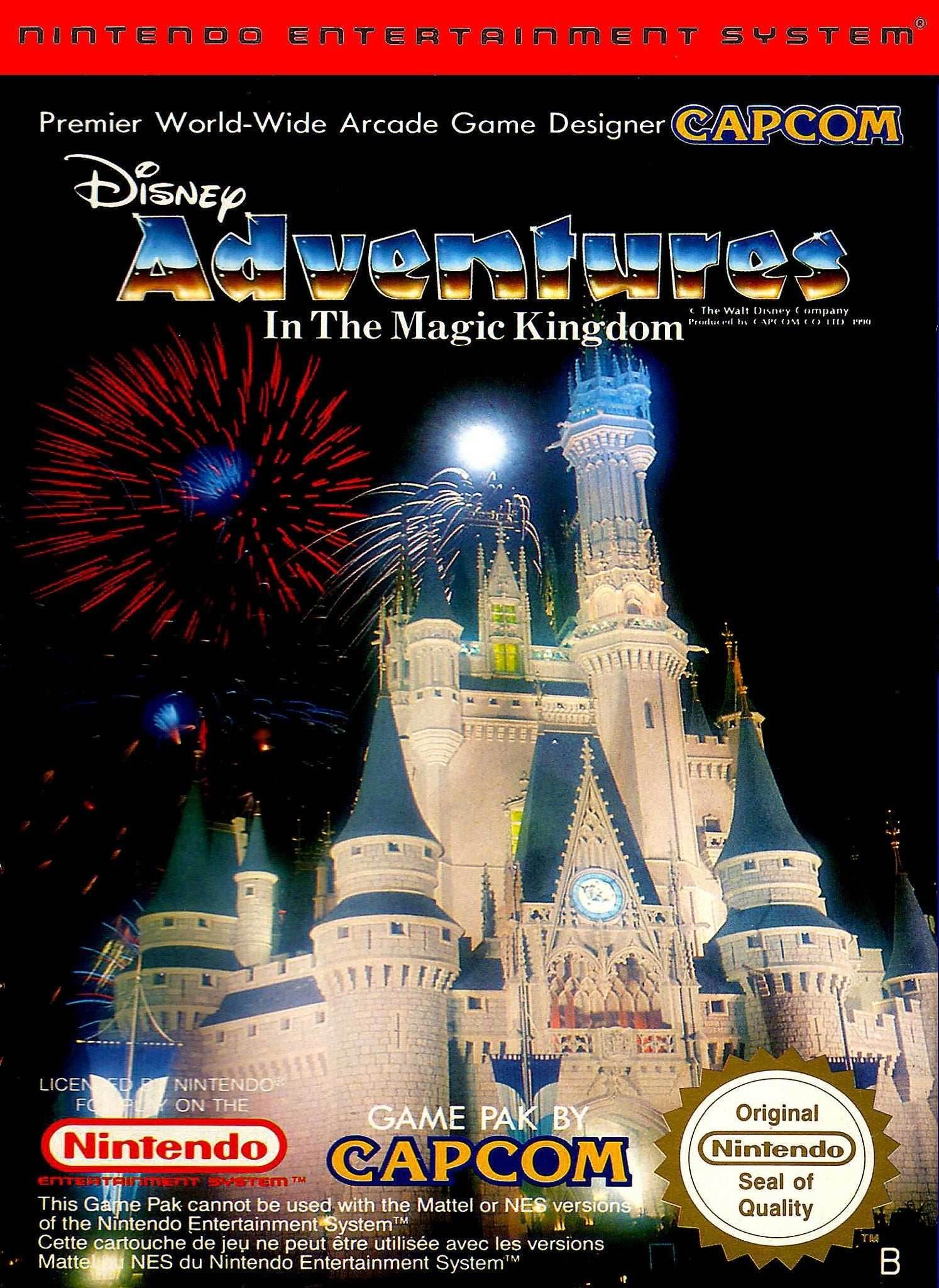 Adventures in the Magic Kingdom (Nintendo NES) - Game Manual Only