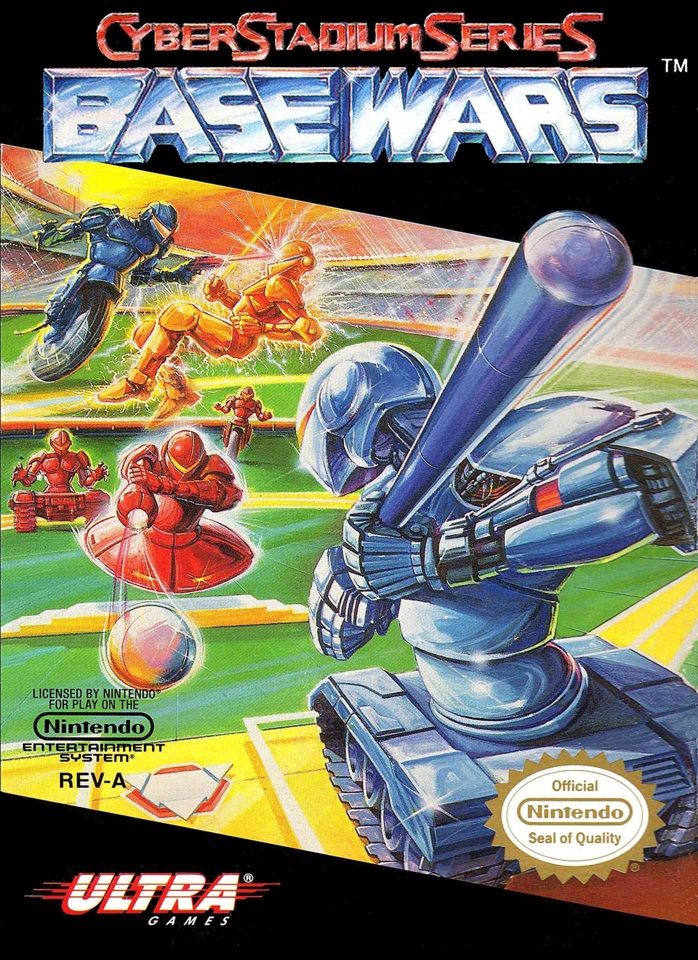 Cyberstadium Series Base Wars (Nintendo NES) - Game Manual Only