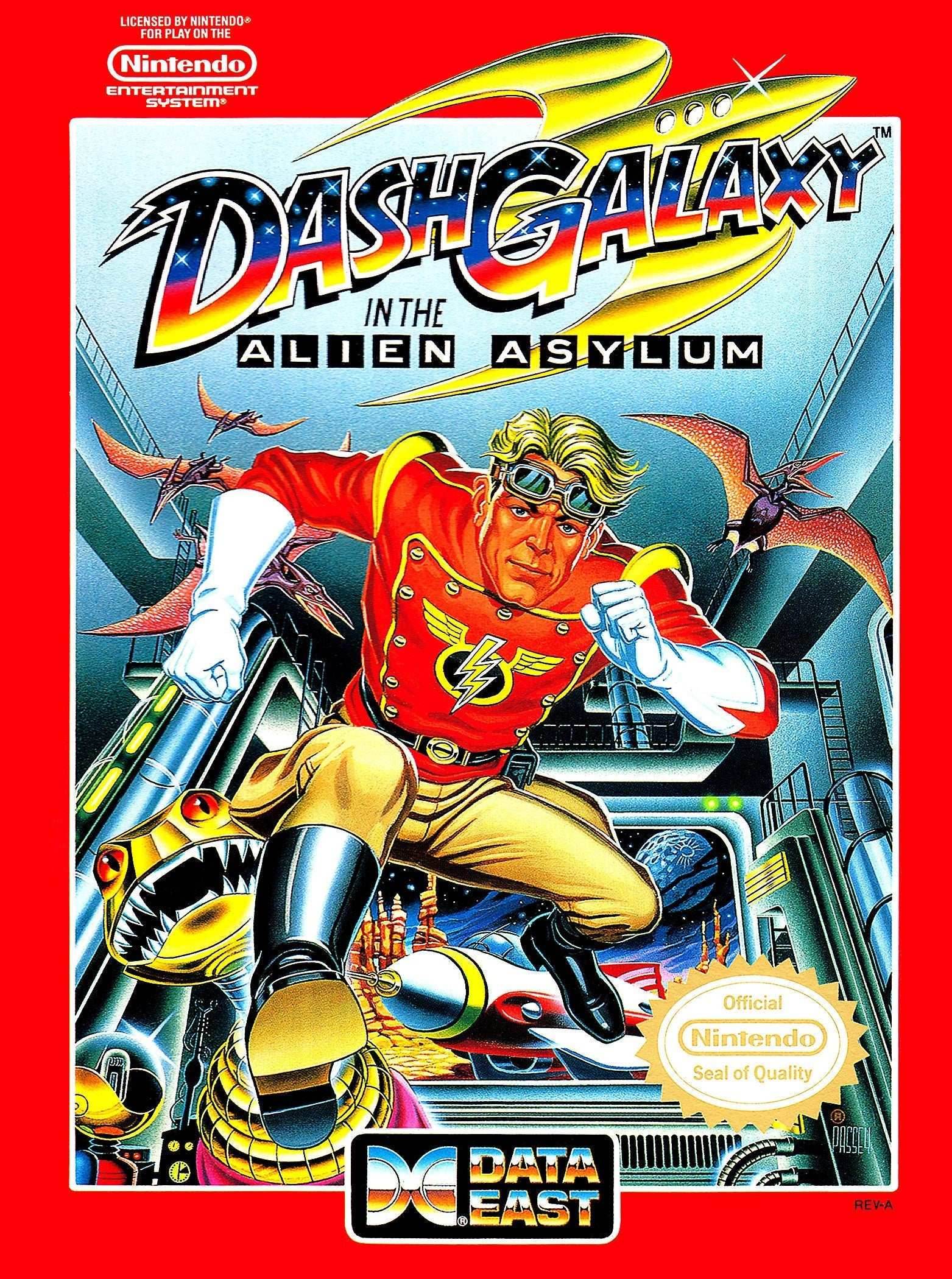 Dash Galaxy in the Alien Asylum (Nintendo NES) - Game Manual Only