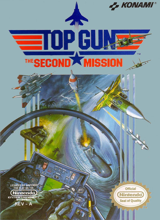Top Gun The Second Mission (Nintendo NES) - Game Manual Only